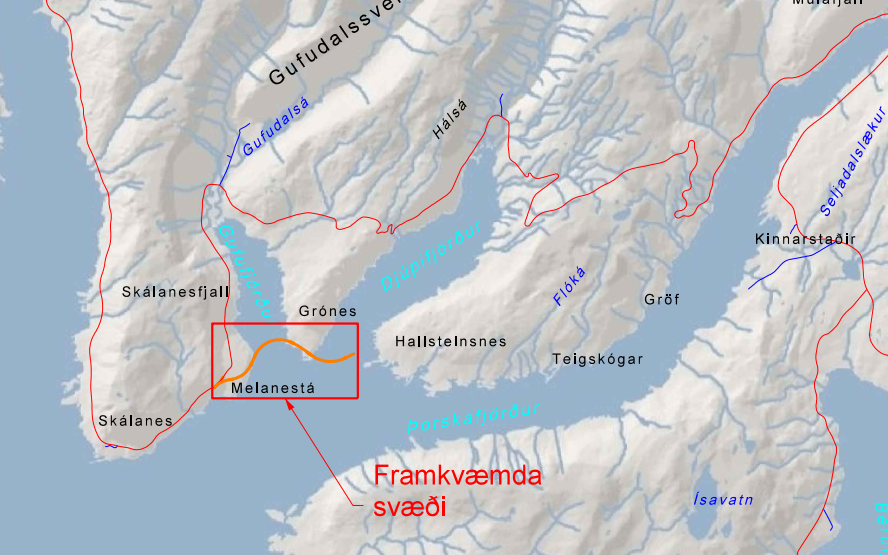 mynd af vef Vegagerðar