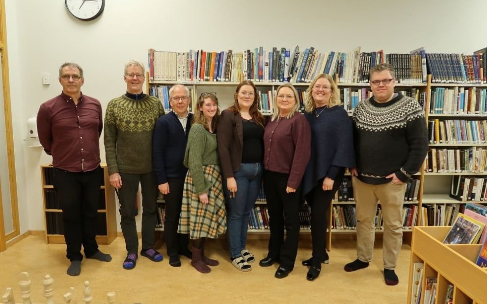 Verkefnisstjórn FF&F Fv. Guðmundur Konráðsson, Kristján Þ. Halldórsson sem tók meðfylgjandi myndir, Aðalsteinn Óskarsson, Guðlaug G.I.M. Bergsveinsdóttir, Hrefna Jónsdóttir, Heba Guðmundsdóttir, Helga Harðardóttir og Hlynur Einarsson