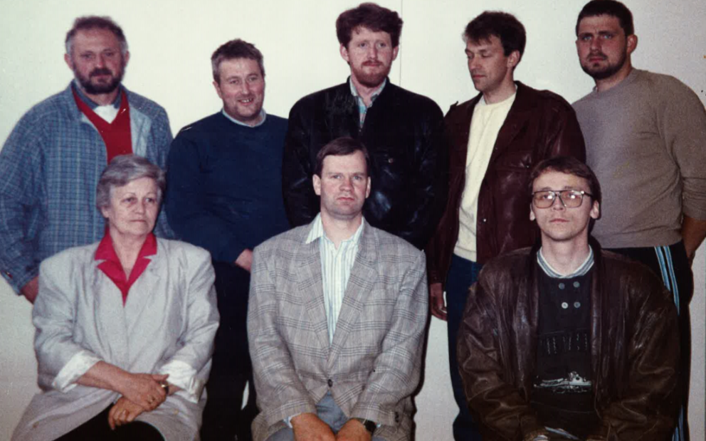 Hreppsnefnd Reykhólahrepps eftir sameiningu 1987; aftari röð: Jóhannes Geir Gíslason, Smári Hlíðar Baldvinsson, Einar Valgeir Hafliðason, Karl Kristjánsson og Stefán Magnússon. Fremri röð: Áshildur Vilhjálmsdóttir, Guðmundur Ólafsson og Reinhard Reynisson sveitarstjóri.