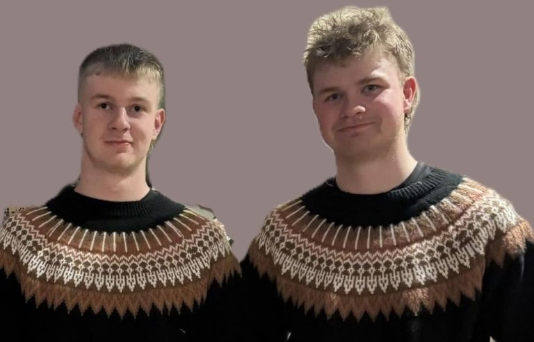 Ketill Ingi Guðmundsson og Tindur Ólafur Guðmundsson, mynd af fb.